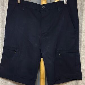 Izod Golf Men’s Navy Blue Performance Shorts – Size 33 Straight